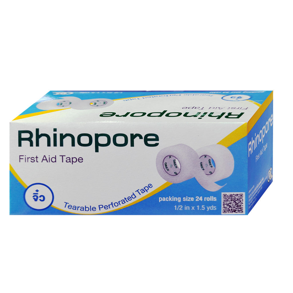Rhinopore First Aid Tape (1 box 24 roll) 1/2"x1.5y