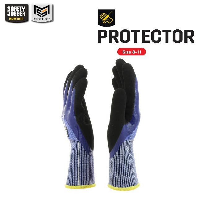Rich Healthcare x Safety Jogger PROTECTOR ถุงมือเซฟตี้ ระดับ 5/C นิรภัย HPPE เคลือบยางไนไตร ได้มาตรฐานสากล