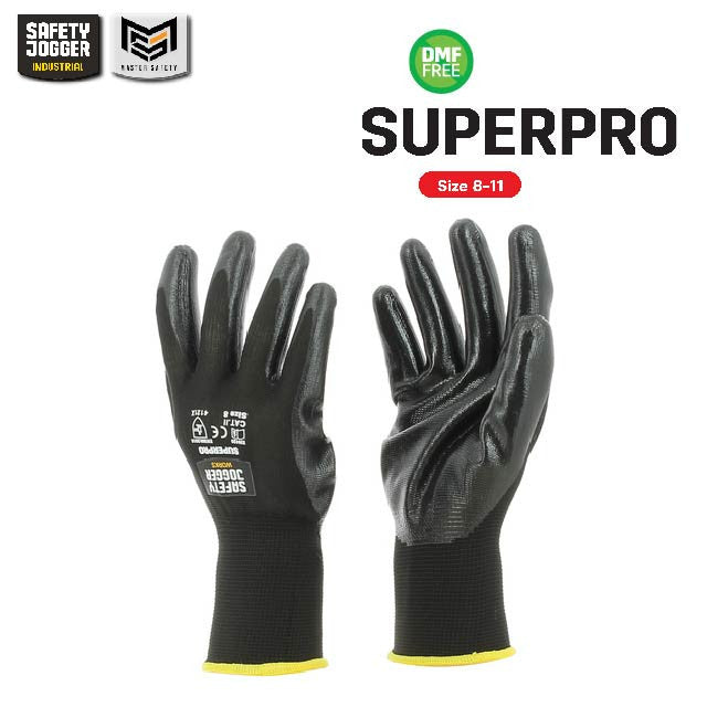 Rich Healthcare x Safety Jogger SUPERPRO ถุงมือเซฟตี้ กระชับมือ ใช้ได้กับงานทุกประเภท ได้มาตรฐานสากล