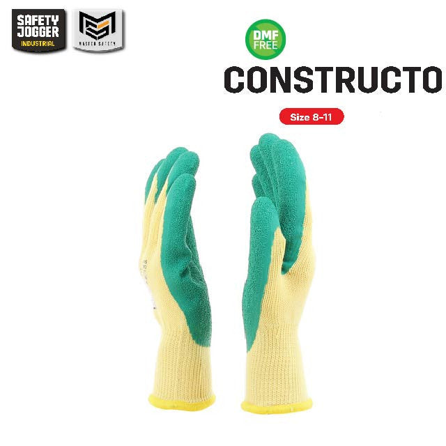 Rich Healthcare x Safety Jogger CONSTRUCTO ถุงมือเซฟตี้ นิรภัย ผ้าฝ้ายผสมโพลีเอสเตอร์ ให้ความทนทาน