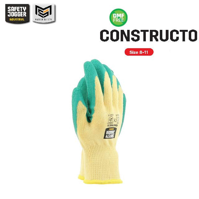Rich Healthcare x Safety Jogger CONSTRUCTO ถุงมือเซฟตี้ นิรภัย ผ้าฝ้ายผสมโพลีเอสเตอร์ ให้ความทนทาน