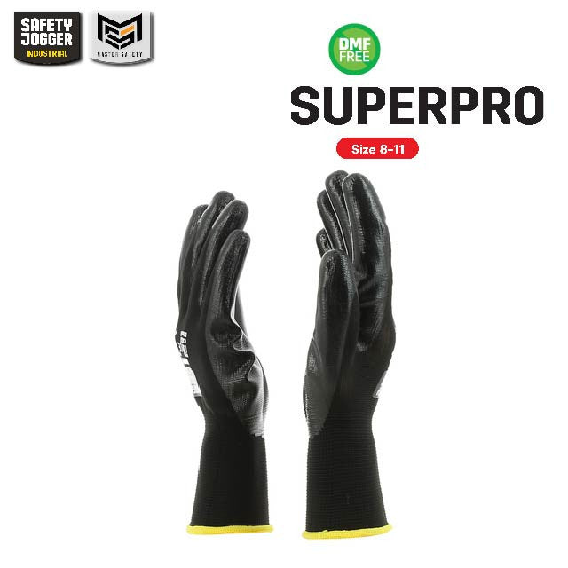 Rich Healthcare x Safety Jogger SUPERPRO ถุงมือเซฟตี้ กระชับมือ ใช้ได้กับงานทุกประเภท ได้มาตรฐานสากล
