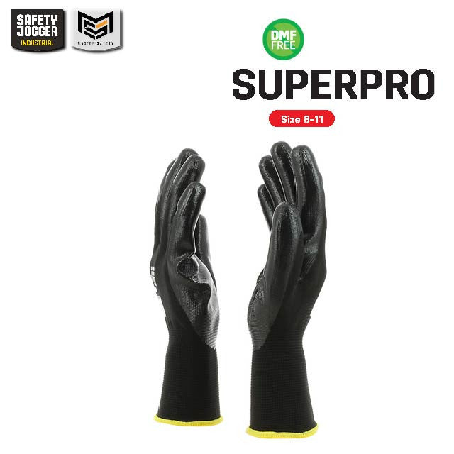 Rich Healthcare x Safety Jogger SUPERPRO ถุงมือเซฟตี้ กระชับมือ ใช้ได้กับงานทุกประเภท ได้มาตรฐานสากล