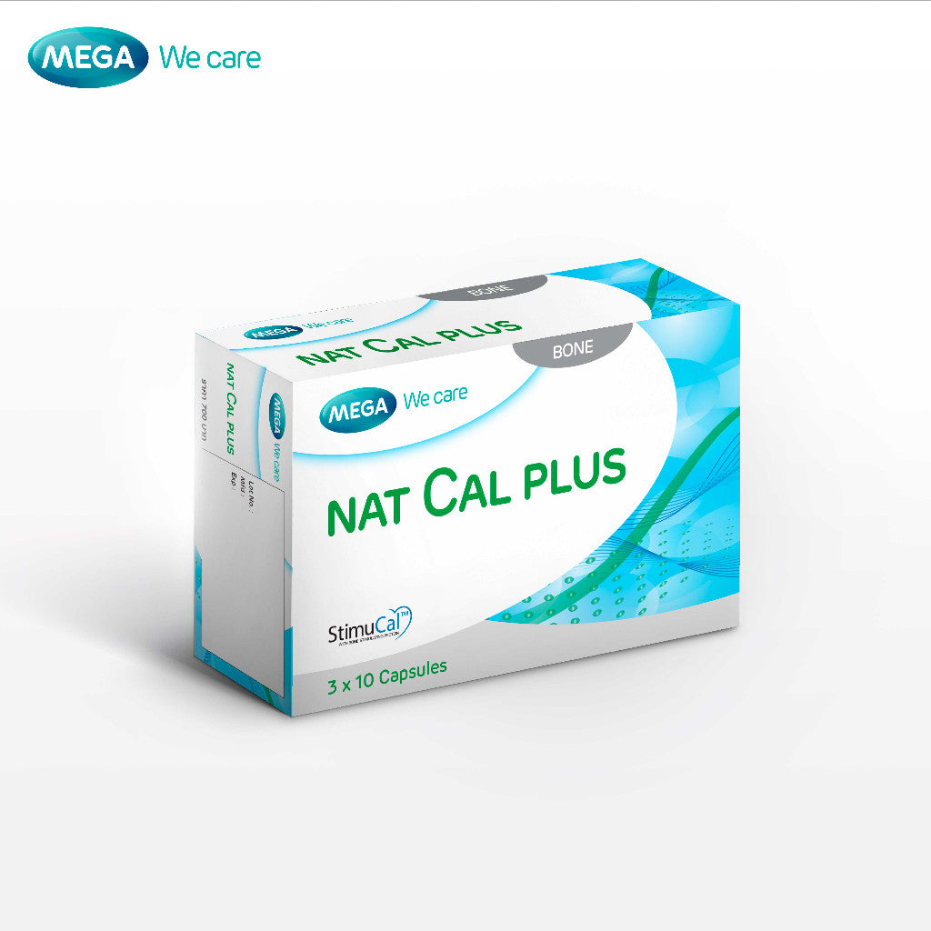 Mega We Care เมก้าวีแคร์ Nat cal plus (30's ) แนท แคล พลัส 30 เม็ด