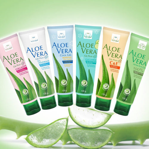 ว่านหางจระเข้ Vitara Aloe Vera เจลว่านหางจระเข้ 120g ทุกสี ไวทาร่า