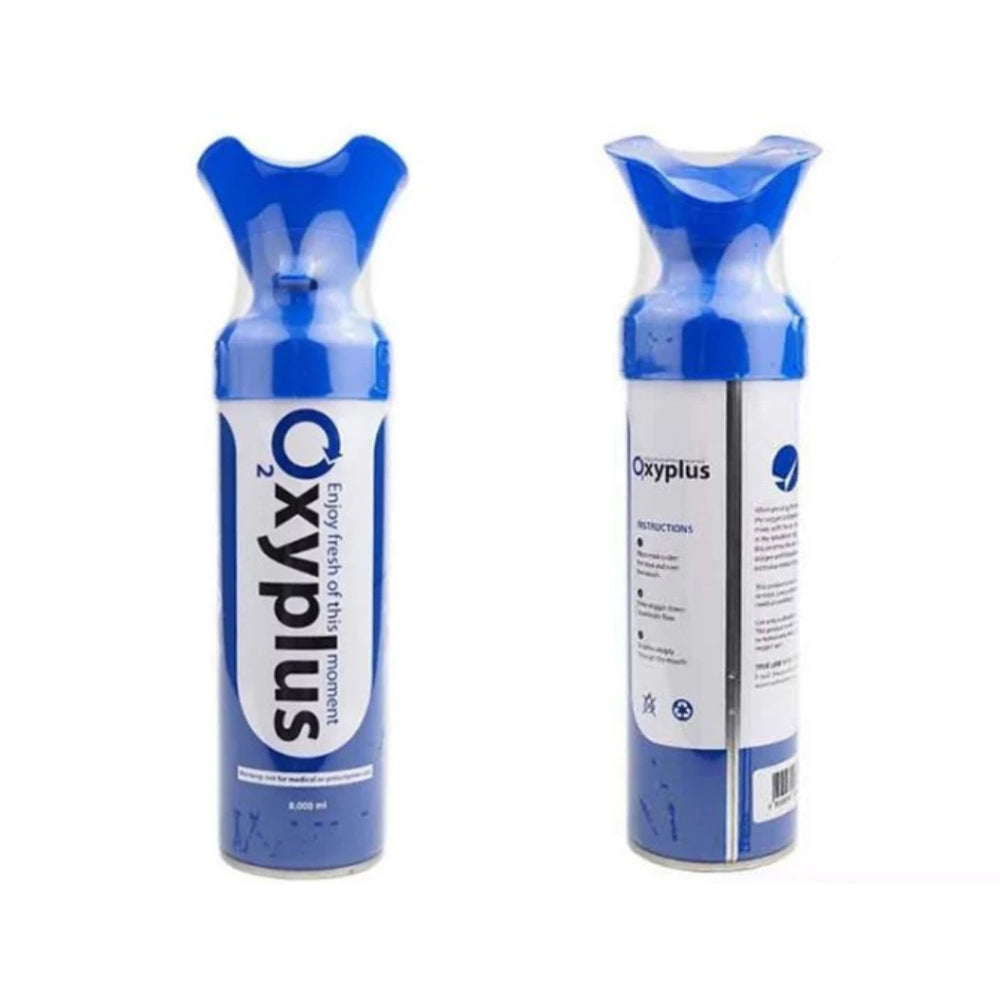 Oxyplus อ๊อกซี่พลัส Canned Oxygen 02 ออกซิเจนกระป๋อง ออกซิเจนพกพา 8,000 ml
