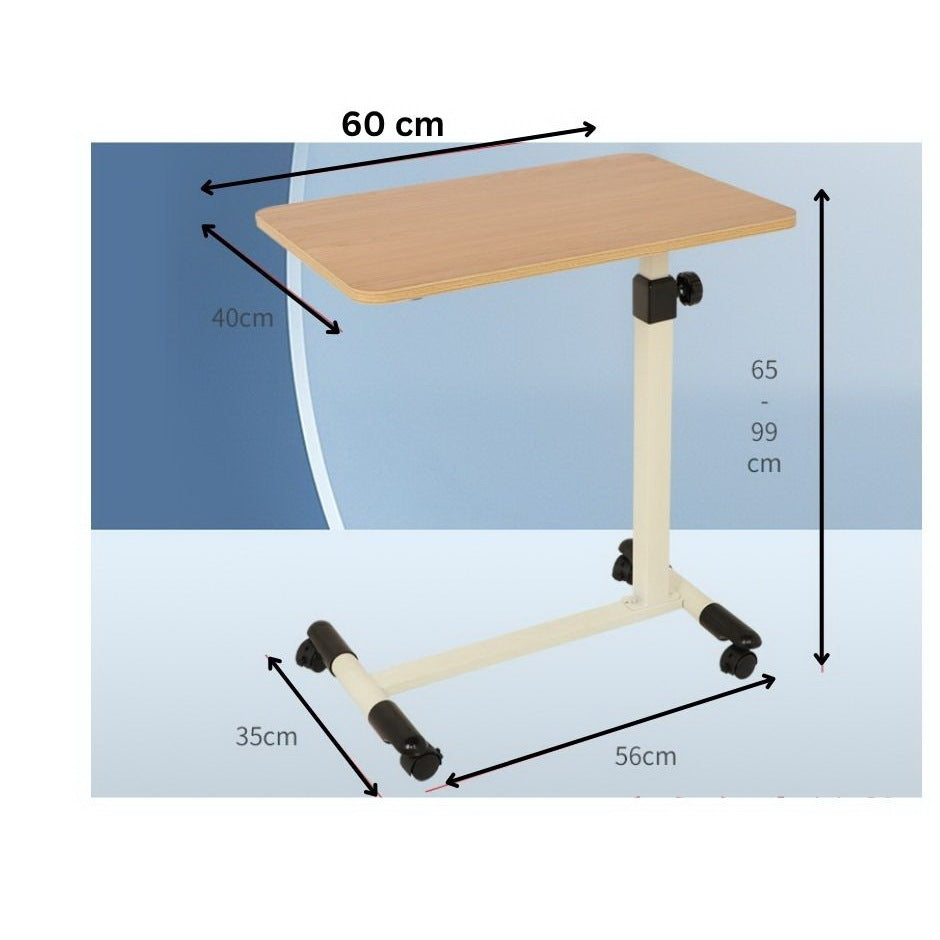 Over Table โต๊ะคร่อมเตียงโต๊ะอาหารอเนกประสงค์ ปรับความสูง Over Bed Table /โต๊ะผู้ป่วย