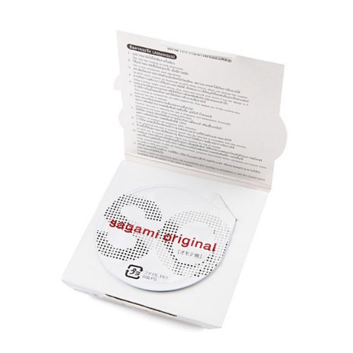 Sagami size M บางเพียง 0.02 mm. ไซส์ 52 มม จำนวน 12 ชิ้น