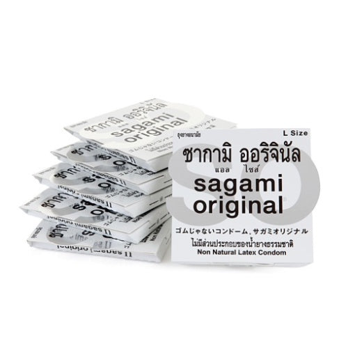 SAGAMI ไซซ์ L ถุงยางอนามัย ซากามิ ออรจินัล 002 ขนาด 56 มม. 12 ชิ้น