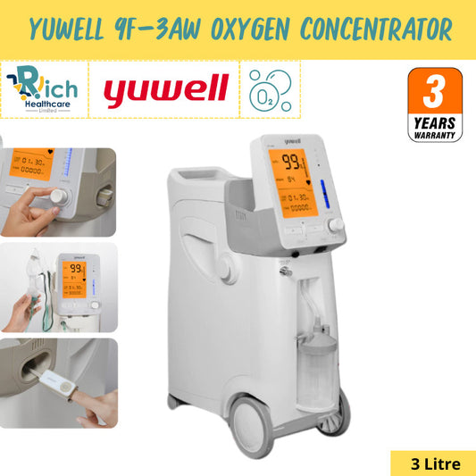 Yuwell Thailand Oxygen Generator เครื่องผลิตออกซิเจน ขนาด 3 ลิตร Yuwell รุ่น 9F-3AW [3 Year Warranty]