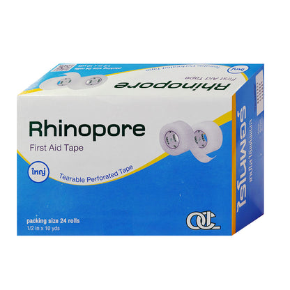 Rhinopore First Aid Tape (1 box 24 roll) 1/2"x10y