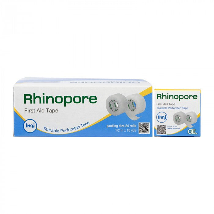 Rhinopore First Aid Tape (1 box 24 roll) 1/2"x10y