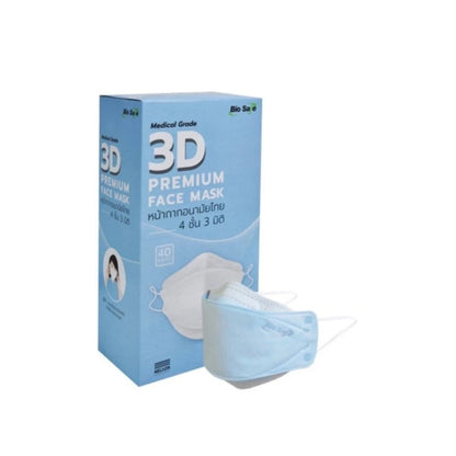 Biosafe KF94 4 Ply Medical Face Mask หน้ากากอนามัยไทย กรอง 4 ชั้น 3 มิติ  [40 ชิ้น] Premium Mask [Medical Grade]