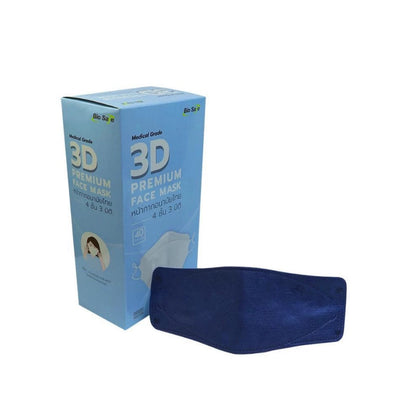 Biosafe KF94 4 Ply Medical Face Mask หน้ากากอนามัยไทย กรอง 4 ชั้น 3 มิติ  [40 ชิ้น] Premium Mask [Medical Grade]