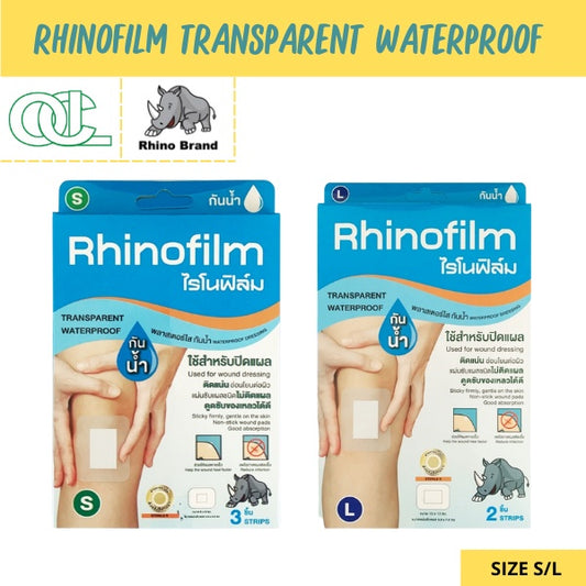 Rhinofilm Transparent Waterproof Plaster Size S/M/L