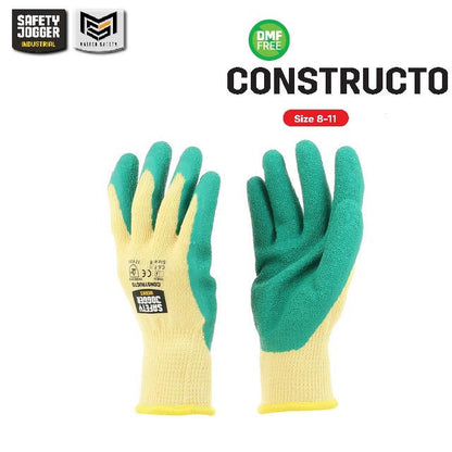 Rich Healthcare x Safety Jogger CONSTRUCTO ถุงมือเซฟตี้ นิรภัย ผ้าฝ้ายผสมโพลีเอสเตอร์ ให้ความทนทาน
