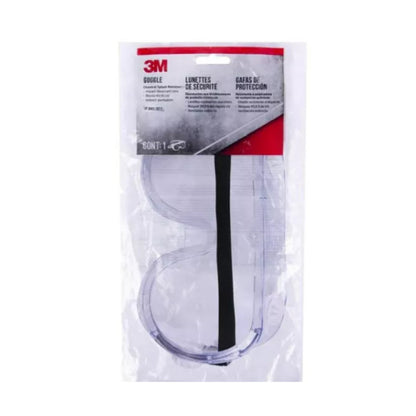 3M แว่นตากันกระแทก สีใส 3M chemical splash goggles (safety)