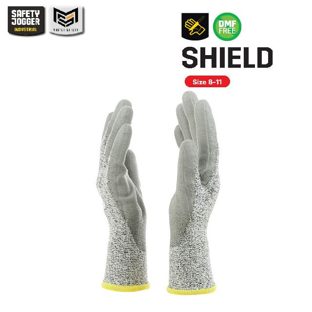 Rich Healthcare x Safety Jogger SHIELD ถุงมือเซฟตี้ HPPE ทนต่อการบาด 5/C ไร้รอยต่อ DMF FREE ได้มาตรฐานสากล