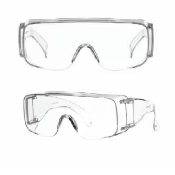 3M แว่นนิรภัยครอบแว่นสายตา เลนส์ใส Safety Eyewear UV Protection 99.9%