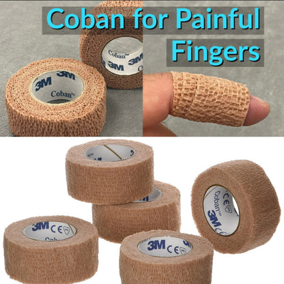3M Nexcare Coban Tan น็กซ์แคร์ โคแบน เทปพันยืดหยุ่นได้ สีเนื้อ [1 Roll] 1 นิ้ว x 5 หลา