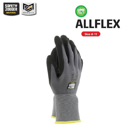 Rich Healthcare x Safety Jogger ALLFLEX ถุงมือเซฟตี้ ทนต่อน้ำมัน และความร้อนได้ดี ระบายอากาศดี ได้มาตรฐานสากล