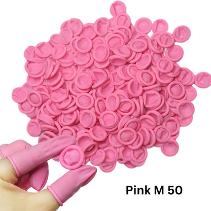 Rich Healthcare Latex Finger Cots ถุงนิ้ว ปลอก ถุงนิ้วยาง ถุงสวม ที่สวม Finger cots 20,50,100ชิ้น/ถุง 4 สี