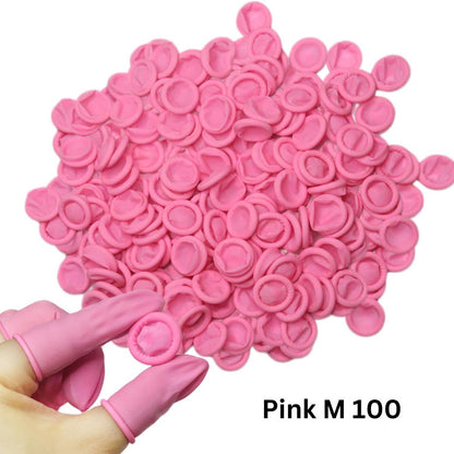 Rich Healthcare Latex Finger Cots ถุงนิ้ว ปลอก ถุงนิ้วยาง ถุงสวม ที่สวม Finger cots 20,50,100ชิ้น/ถุง 4 สี