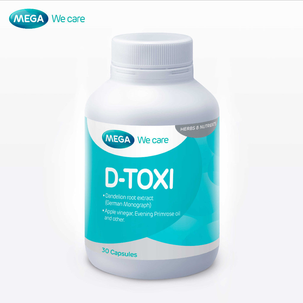 Mega We Care เมก้าวีแคร์ D - TOXI (30 's) ดีท็อกซี่  30 เม็ด