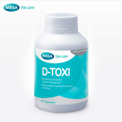 Mega We Care เมก้าวีแคร์ D - TOXI (30 's) ดีท็อกซี่  30 เม็ด