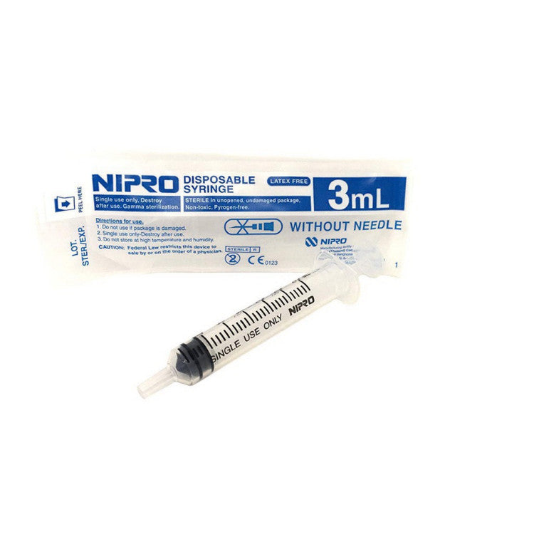 Nipro Disposable Syringe (ยกลัง) กระบอกฉีดยา นิโปร ไซริงค์ ขนาด 1 3 5 10 (100pcs) 20 (50pcs) 50 ml (30pcs) ไม่มีเข็ม*LS