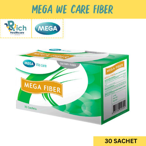 Mega We Care เมก้าวีแคร์ MEGA FIBER (30 Sachets) เมก้า ไฟเบอร์  30 ซอง