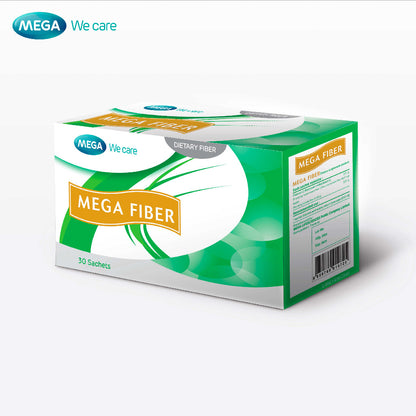 Mega We Care เมก้าวีแคร์ MEGA FIBER (30 Sachets) เมก้า ไฟเบอร์  30 ซอง