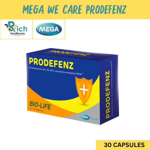 Mega We Care เมก้าวีแคร์ Prodefenz Sachets (30 Sachets ) โปรดีเฟนซ์ แบบซอง  30 ซอง