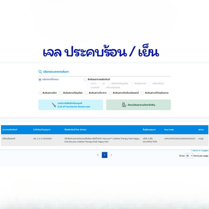 3M Nexcare Cold Hot Therapy Pack [Happy Kids] เจลประคบร้อนเย็น 2PCS