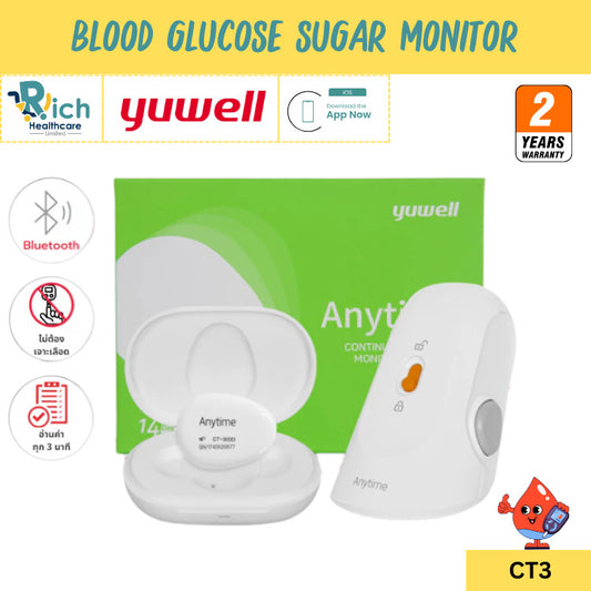 Yuwell Thailand Sugar Monitor + App CGM CT3 [2 Year Warranty]