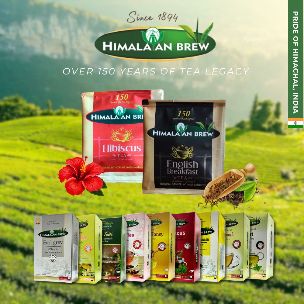 Himalayan Brew Green Tea, Black Tea, Herbal Infusion Tea [2g/ซอง] ชาซอง แบ่งขาย 1 ซอง ของแท้ มีให้เลือก 10 รสชาติ