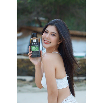 MELI TAR Premium Herbal Shampoo แชมพู ลดรังแค ชันนะตุ สะเก็ดเงิน สามารถใช้อาบน้ำได้ [120ml,340ml,500ml]