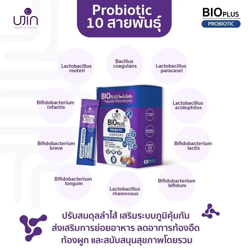 UJIN ผลิตภัณฑ์เสริมอาหาร โปรไบโอติกส์ ปกป้องกระเพาะอาหาร ทำให้ร่างกายของคุณสบายตัวมากขึ้น