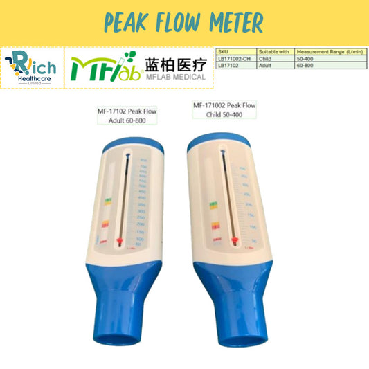 MFLAB Peak Flow Meter (Adult,Child)