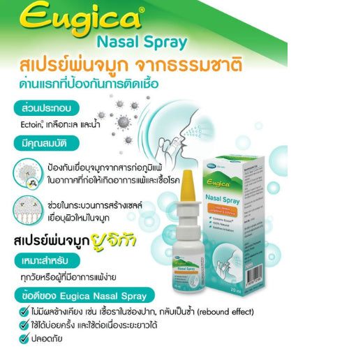 Mega We Care Eugica Nasal Spray เมก้า วีแคร์ ยูจิก้า [20 ml.] สเปรย์พ่นจมูก จากเกลือธรรมชาติ