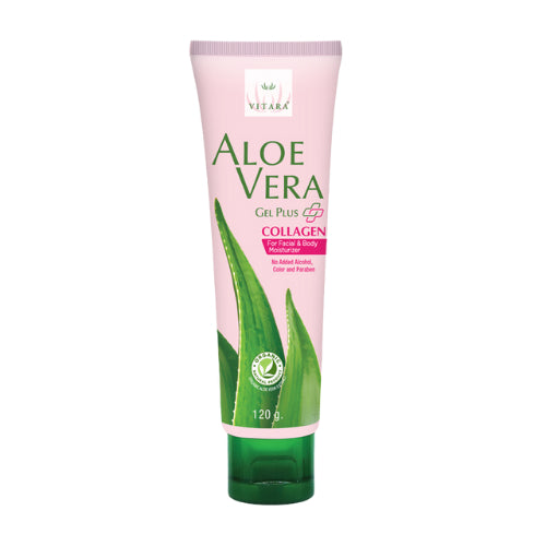 ว่านหางจระเข้ Vitara Aloe Vera เจลว่านหางจระเข้ 120g ทุกสี ไวทาร่า