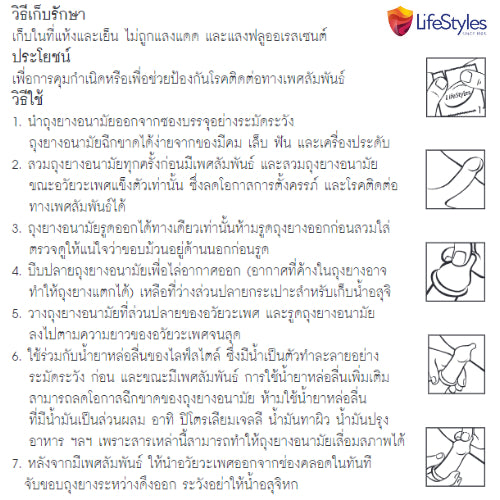 (1 แถม 1) LifeStyles Silke Strawberry Condom ถุงยางอนามัย สตรอเบอร์รี่ ผิวเรียบ ขนาด 52 มม. บรรจุ 1 กล่อง (3 ชิ้น)