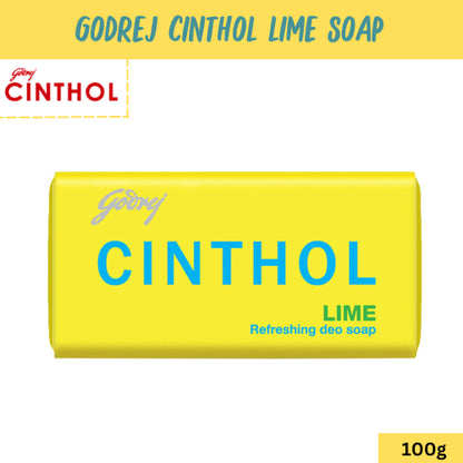 Godrej Cinthol Lime Bar Soap 100g