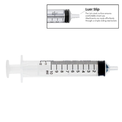Nipro ไซริ้งค์พลาสติก นิปโปร 1ml, 3ml, 5ml, 10ml 20ml จำหน่ายต่อกล่อง สามารถเลือกได้ Luer Slip [ธรรมดา], Luer Lock