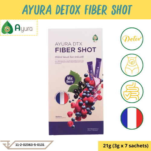 Ayura DTX (Detox) Fiber Shot [7 sachets / Box]