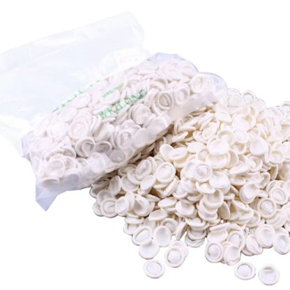 Rich Healthcare ถุงนิ้วยางสีขาว Latex Finger Cots (White) ไม่มีแป้ง ป้องกันฝุ่น รอยนิ้วมือ 500g