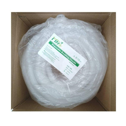 MFlab Corrugated Tube [White,15/22mm,100ft] [MF-B0610-11]