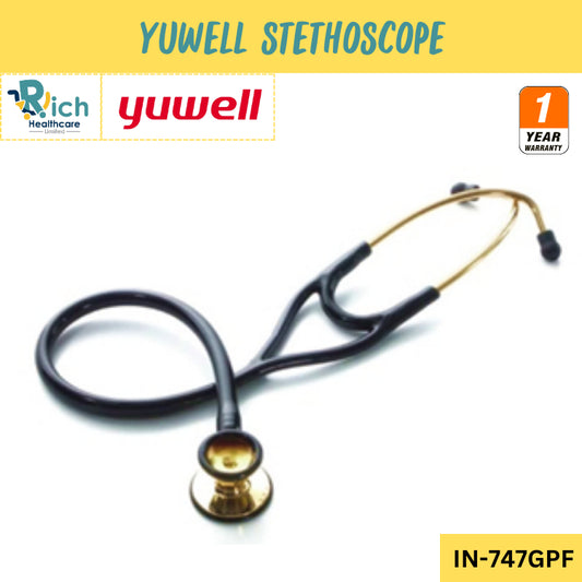 หูฟังตรวจชีพจร Yuwell Stethoscope [IN-747GPF] [รับประกัน 1 ปี]