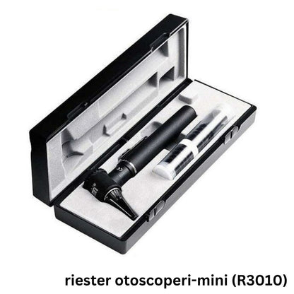 Riester ชุดอุปกรณ์สำหรับส่องตรวจหู แบบ Fiber Optic รุ่น ri-mini Otoscope, XL2.5V (R3010) [รับประกัน 1  ปี]