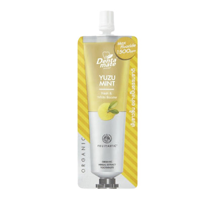 DENTAMATE (Fresh Mint / Yuzu Mint / Peach Mint) 11 g. เดนตาเมท ยาสีฟันสมุนไพรสกัด เฟรชมินต์ 11 กรัม